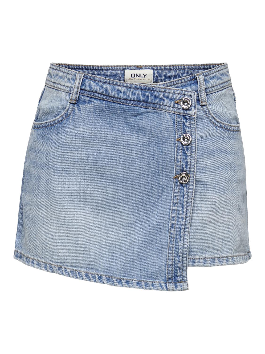 ONLLESLY Denim Skorts - Blå